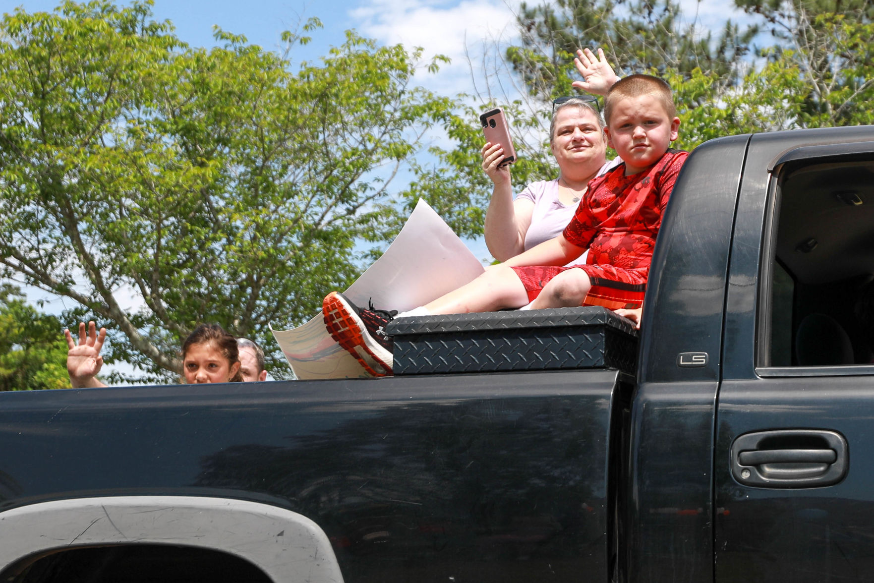 Car parade for Oak Park Nursing Home and Independent Living Community residents